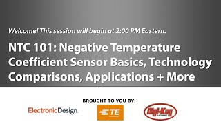 NTC Thermistor 101  Sensor Basics Comparison Applications and More [upl. by Aisorbma]