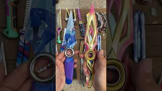 Ultimate Valorant Knife IRL Collection [upl. by Atterual]