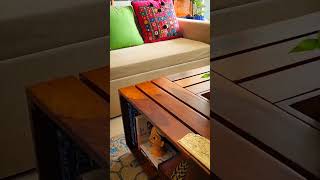 Living Room Decorations  Wooden Furniture Online  Latest Design  Wooden Street [upl. by Sidnee]