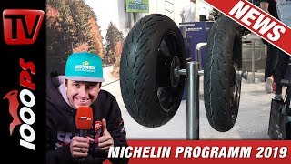 Motorradreifen für Reiseenduros  Stollen Strassen oder Universaltalent  Michelin Programm 2019 [upl. by Zenitram]