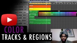 Logic Pro X Tutorial Color Tracks and Regions [upl. by Melcher]