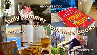 reading summer romance books for a week 💐 mood reading Emily Henry Abby Jimenez📚 [upl. by Ojillek]