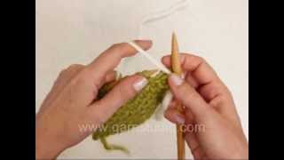 How to knit linen stitch [upl. by Cadmann202]