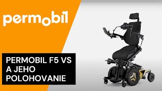 Elektrický vozík Permobil F5 VS  polohovanie [upl. by Narmis]