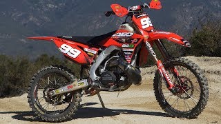 2017 Dual Exhaust CR500 2 Stroke RAW  Dirt Bike Magazine [upl. by Eimor]