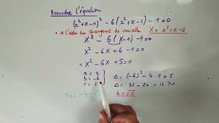 Maths  résoudre une équation du quatrième degré avec un changement de variable imposé [upl. by Analaj]