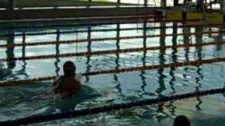 Jack Mackenroth swims the 50 meter breaststroke at Outgames Copenhagen 3313 [upl. by Nylrats812]