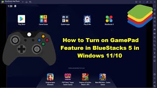 How to Enable Gamepad on BlueStacks  Windows [upl. by Yhtak]