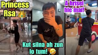 Princess J Lalrosanga  Pune Mall ah a BUAI khawp mai🤣Reaction [upl. by Nairrod]