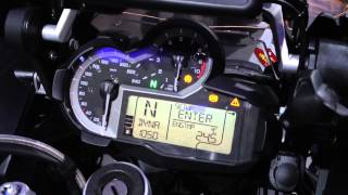 BMW R 1200 GS 2013 cockpit display demo by wwwmotoraideu part 2MOV [upl. by Auqinot]