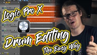 Editing Drums In Logic Pro X The Easy Way [upl. by Raybin]