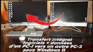 Transfert intégral rapide entre 2 PC sous Windows 11 Professionnel avec AOMEI Backupperimage disque [upl. by Christis]