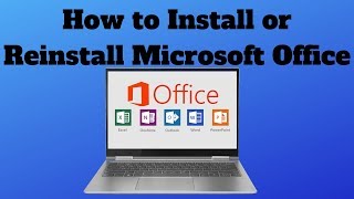 How to Install or Reinstall Microsoft Office [upl. by Uahsoj]