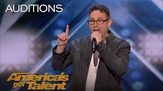 Dr Steve Musical Oncologist Brings Mom To His Audition  Americas Got Talent 2018 [upl. by Niuqauj]