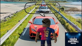 Kirby leaves TSW Norway because he is a YouTube Merchant  Touch Football News [upl. by Ahiel]