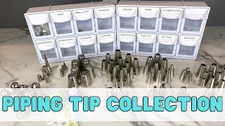 HOW TO ORGANIZE PIPING TIPS My Piping tip Collection 2021 [upl. by Bria751]