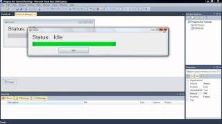 ProgressBar In VBNET Tutorial  Changing Text [upl. by Celestyn]