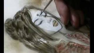 Luis Royo dibujo  Luis Royo drawing [upl. by Nemzaj]