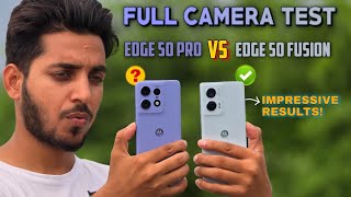 Motorola edge 50 Fusion vs Edge 50pro Camera test [upl. by Yeleen]