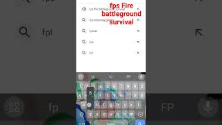 fps Fire battleground survival😱 [upl. by Shannah]