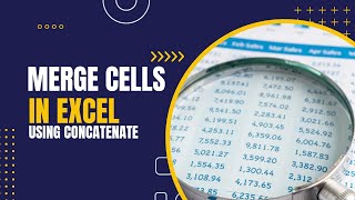 Excel Tutorial How to Combine the contents of Multiple cells into one cell using Concatenate [upl. by Rolyt]