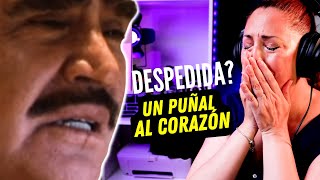 VICENTE FERNÁNDEZ  UNA DESPEDIDA PARA SU HIJO  Vocal coach REACTION amp ANALYSIS [upl. by Korwun]