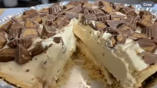 Best Peanut Butter Pie Ever 😍 Easy No Bake Recipe SO DELICIOUS [upl. by Nations]