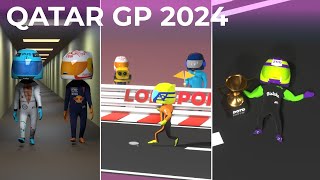 Qatar GP 2024  Comic Scenes on F1 racing [upl. by Lihp]