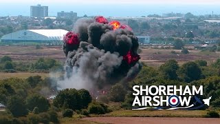 Shoreham Air Show England  Plane Crash [upl. by Folberth749]