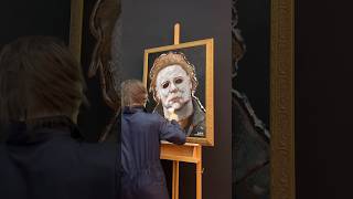 Painting Michael Myers for Halloween 🎃 [upl. by Anceline817]