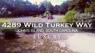 4289 Wild Turkey Way  The Club at Briars Creek  Johns Island SC [upl. by Muns531]