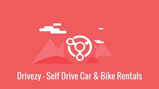 Meet Drivezy  The most affordable self drive car and bike rental [upl. by Ruel]