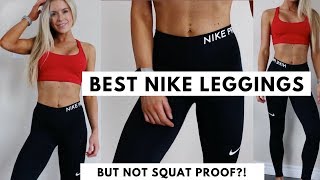 Nike vs Lululemon Leggings  Best Nike Leggings  NOT SQUAT PROOF  Keltie OConnor [upl. by Truda351]