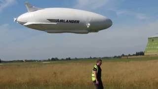 Airlander crash lands after second flight [upl. by Argile]