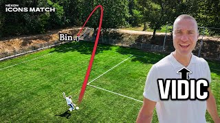 WHO WON THE TRICK SHOT BATTLE FT VIDIC DROGBA KAKA HAZARD [upl. by Fairfield]