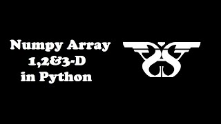 48 NumPy Array in Python with Code  MultiDimensional NumPy Arrays Python Programming Tutorial [upl. by Aggri]