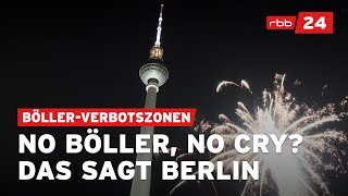 Wegen SilvesterKrawallen Kein Böllern in Teilen Berlins [upl. by Esil]