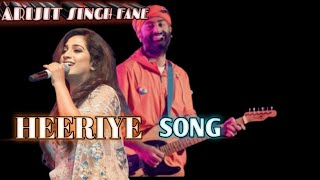 Arijit singh  Heeriye Lyrics Song  Happy Hardy and Heer  Shreya Ghoshal  Himesh R  Vishal [upl. by Ymereg]