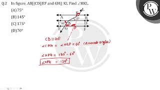 In figure ABCDEF and GHKL Find HKL [upl. by Adolph240]