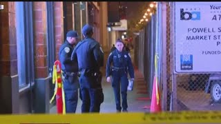 Person injured in San Francisco shooting at Market amp 4th streets another detained [upl. by Asilegna]