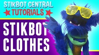 Stikbot Tutorials 🧙  NEW STIKBOT CLOTHES [upl. by Meekar]