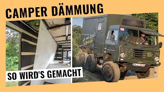 So dämmst du deinen Camper richtig ❄️ Tipps für Selbstausbauer [upl. by Arit269]