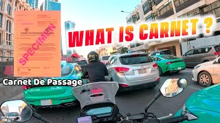 What is carnet❓ World Tour By Motorcycle From Bangladesh 🇧🇩 [upl. by Mir]