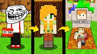 JAK TROLLOWAĆ DZIEWCZYNĘ ALEX W MINECRAFT  MINECRAFT TROLL [upl. by Anamuj]