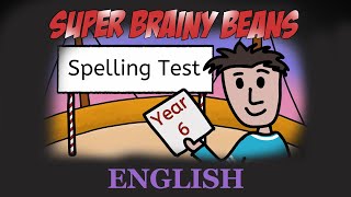 Spelling Test Year 6  Spelling in English [upl. by Ring]