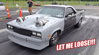 Midwest Drag Week DAY 1  Mullets First FULL 14 Mile Runs With the Big Block Spinning Like CRAZY [upl. by Mur]