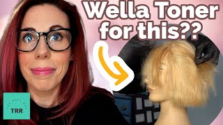 TONING WITH WELLA 8A T10 T11 T14 T18 WELLA COLOR CHARM TONNING PART 3 [upl. by Ferdie]