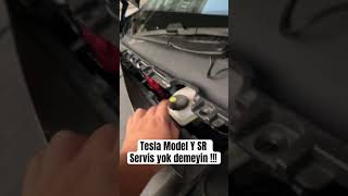 Tesla Model Y SR Servis yok demeyin  teslamodely modely servis [upl. by Nodyl]