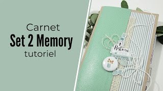 SCRAPBOOKING TUTORIEL CARNET MEMORY [upl. by Troth]