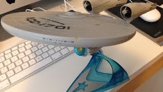 PLAYMATES STAR TREK USS Enterprise NCC 1701 Review [upl. by Haeluj877]